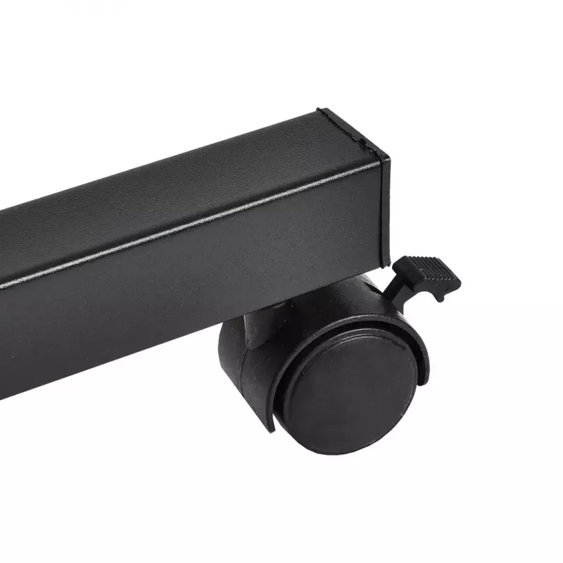 Suporte de mesa portátil móvel e ajustável em altura MACLEAN MC-121 B – altura, inclinação e rodas ajustáveis, carga de 30 kg, preto