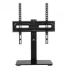 Suporte de TV MACLEAN MC-132 para televisores de 32–55 polegadas, suporta até 35 kg, rotação de 20°, VESA 75x75–400x400