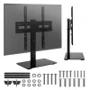 Suporte de TV MACLEAN MC-132 para televisores de 32–55 polegadas, suporta até 35 kg, rotação de 20°, VESA 75x75–400x400