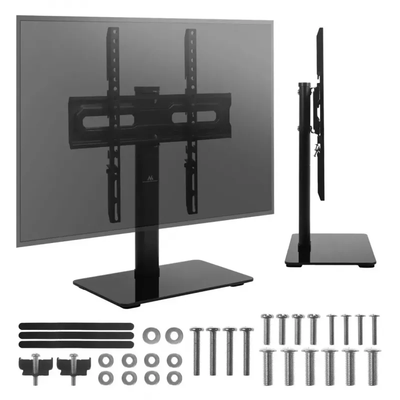 Suporte de TV MACLEAN MC-132 para televisores de 32–55 polegadas, suporta até 35 kg, rotação de 20°, VESA 75x75–400x400