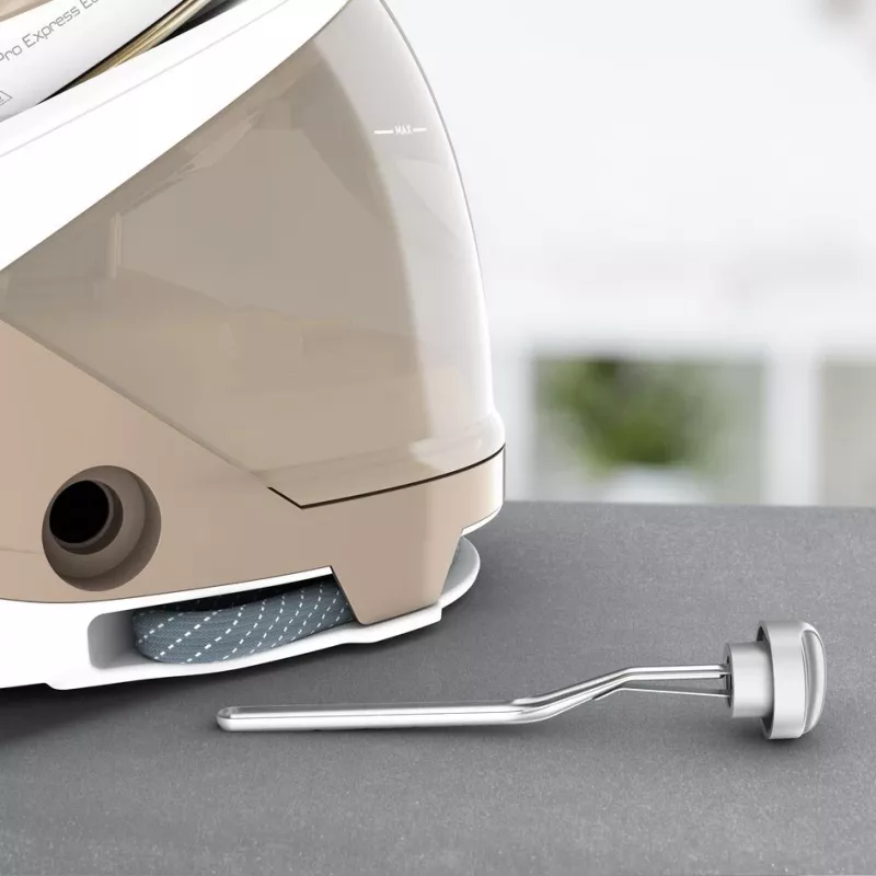 Central de engomar a vapor Tefal Pro Express Eco GV9E22E0 2200 W 1,8 L base Durilium AirGlide Autoclean bege, branco