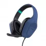 Headset Trust GXT 415B Zirox com fios head-band gaming azul