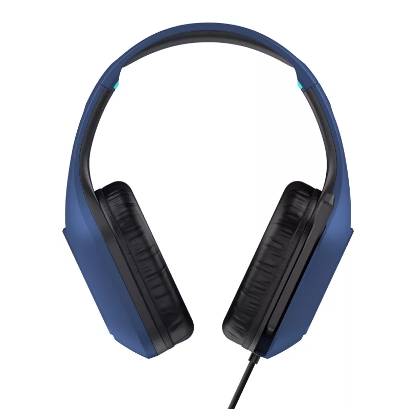Headset Trust GXT 415B Zirox com fios head-band gaming azul