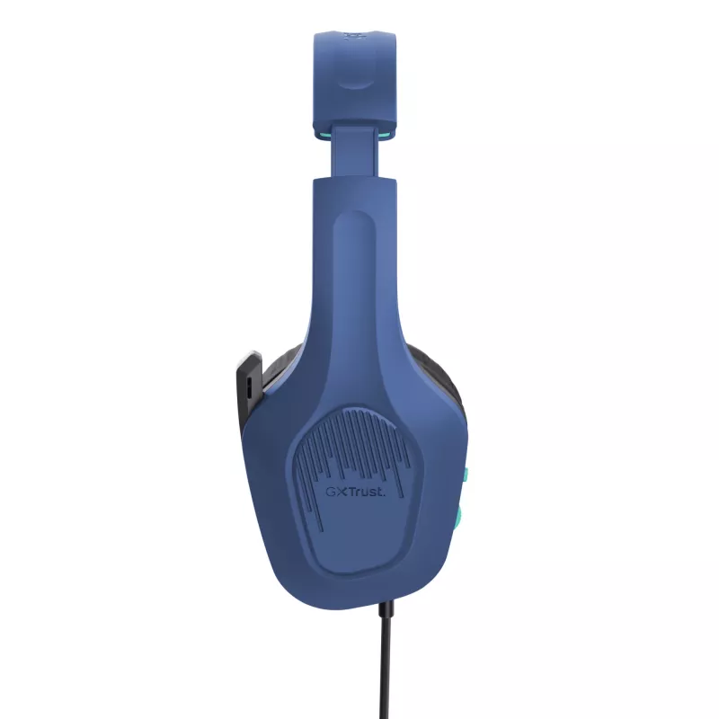 Headset Trust GXT 415B Zirox com fios head-band gaming azul