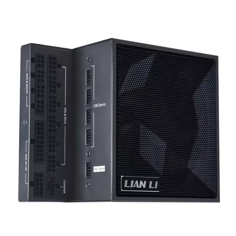Lian Li EDGE EG1000 Fonte de alimentação ATX 3.1 de 1000 W, 80 PLUS Platinum, preto