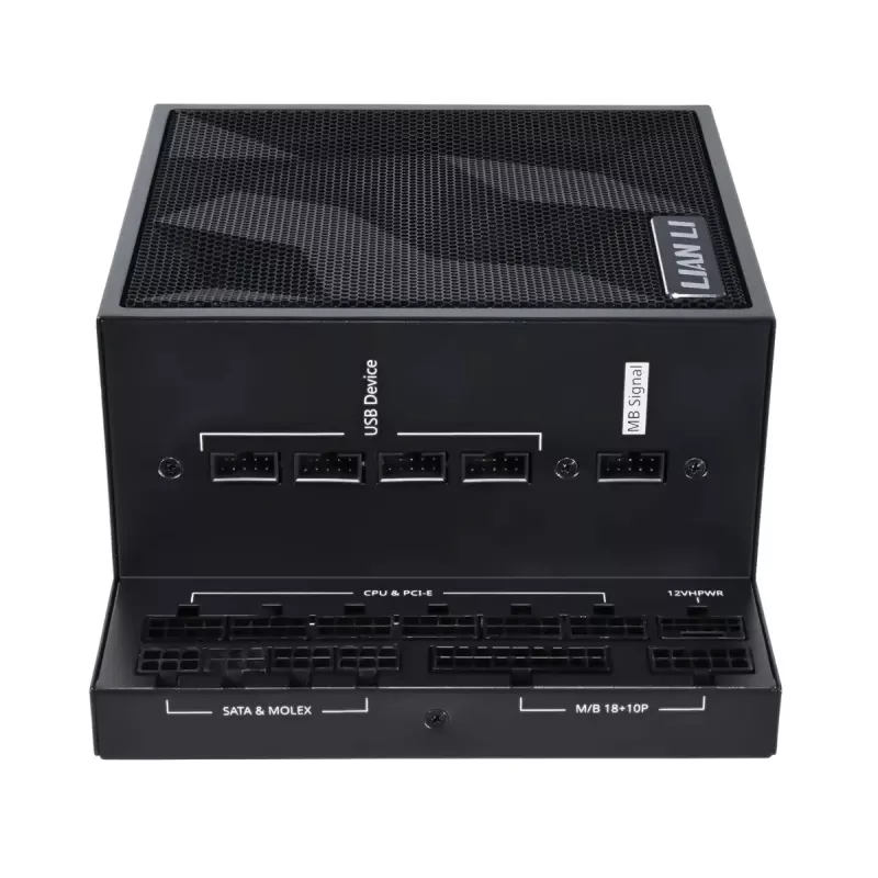 Lian Li EDGE EG1000 Fonte de alimentação ATX 3.1 de 1000 W, 80 PLUS Platinum, preto