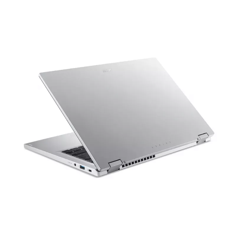 Portátil híbrido (2-em-1) Acer Aspire Go Spin 14 AGSP14-31PT-C72L — 14 polegadas Ecrã tátil WUXGA, Intel N150, 16 GB LPDDR5, 512 GB SSD, Windows 11 Home, Prateado