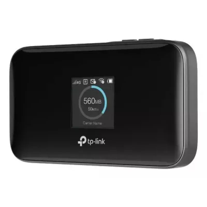 Router de rede móvel TP-LINK M7750 — LTE-Advanced 4G portátil, 600 Mbit/s, 5 GHz Wi‑Fi 5, NanoSIM, MicroSD, bateria 3280 mAh