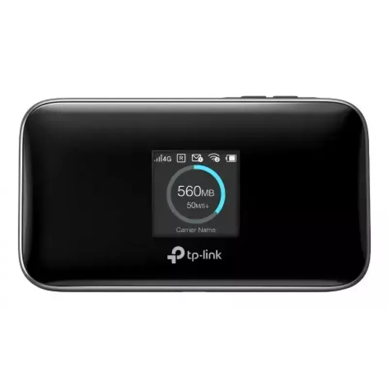 Router de rede móvel TP-LINK M7750 — LTE-Advanced 4G portátil, 600 Mbit/s, 5 GHz Wi‑Fi 5, NanoSIM, MicroSD, bateria 3280 mAh