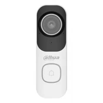 Videoporteiro DAHUA DB41AW branco – câmara de porta inteligente com fios/sem fios