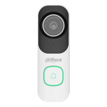 Videoporteiro DAHUA DB41AW branco – câmara de porta inteligente com fios/sem fios