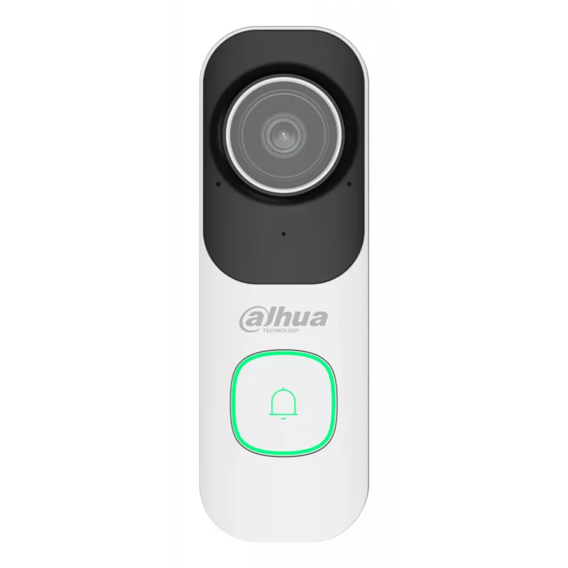 Videoporteiro DAHUA DB41AW branco – câmara de porta inteligente com fios/sem fios