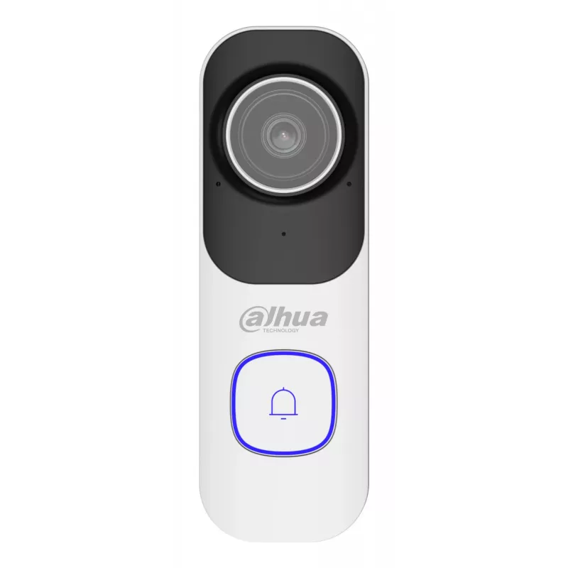 Videoporteiro DAHUA DB41AW branco – câmara de porta inteligente com fios/sem fios