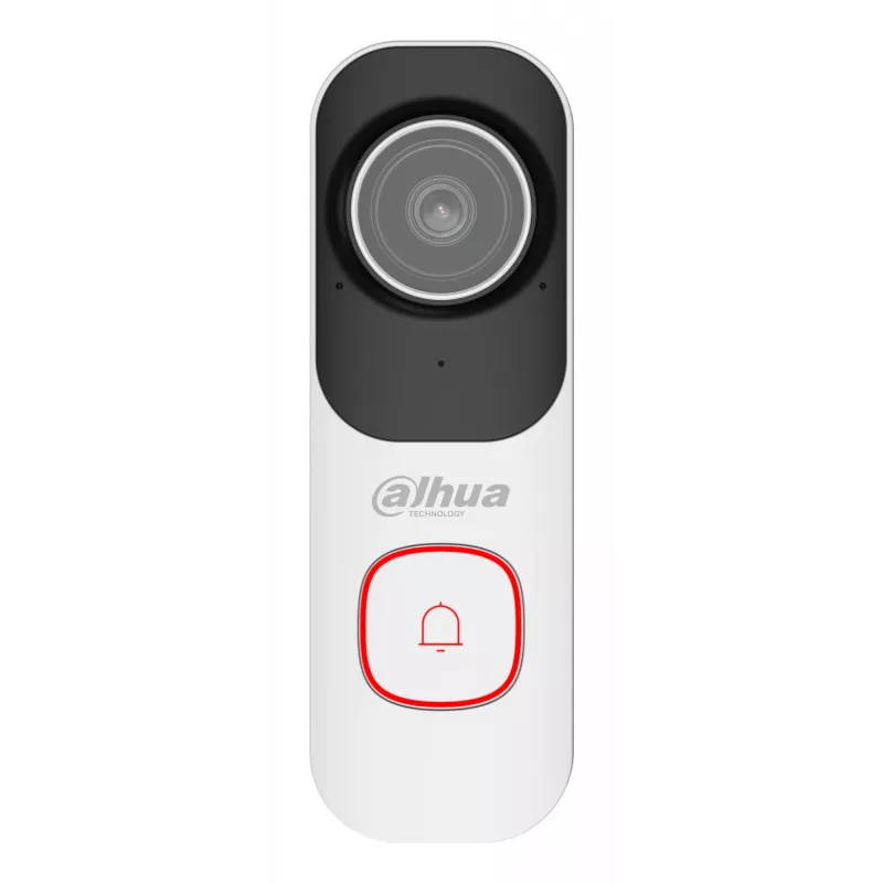Videoporteiro DAHUA DB41AW branco – câmara de porta inteligente com fios/sem fios