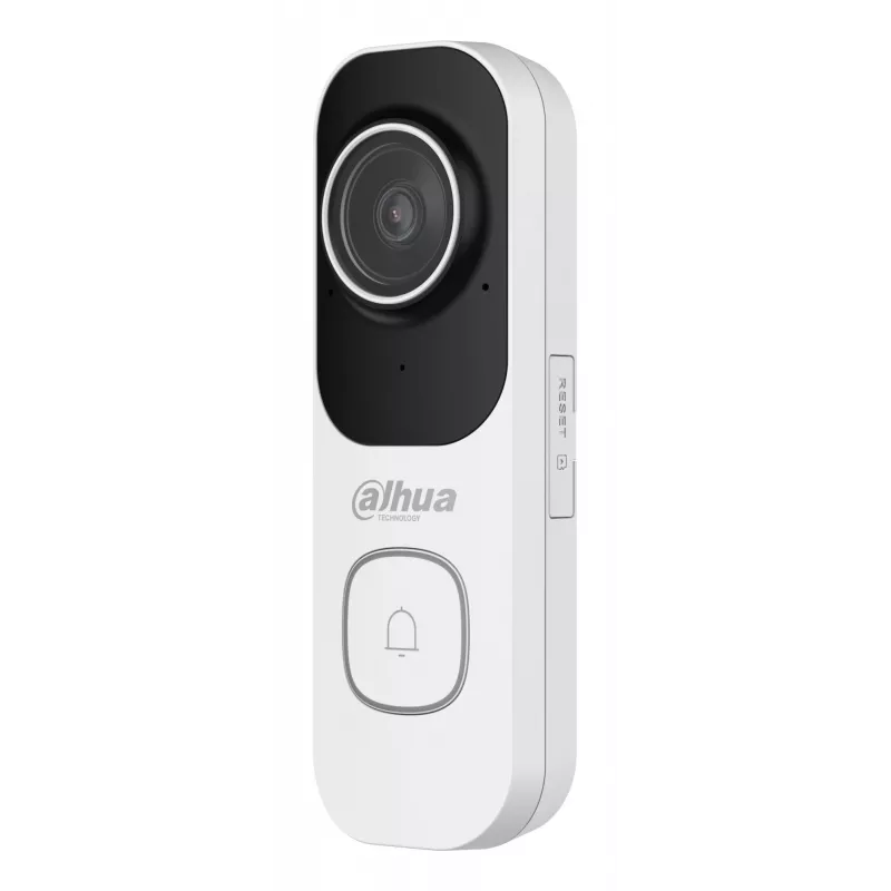 Videoporteiro DAHUA DB41AW branco – câmara de porta inteligente com fios/sem fios