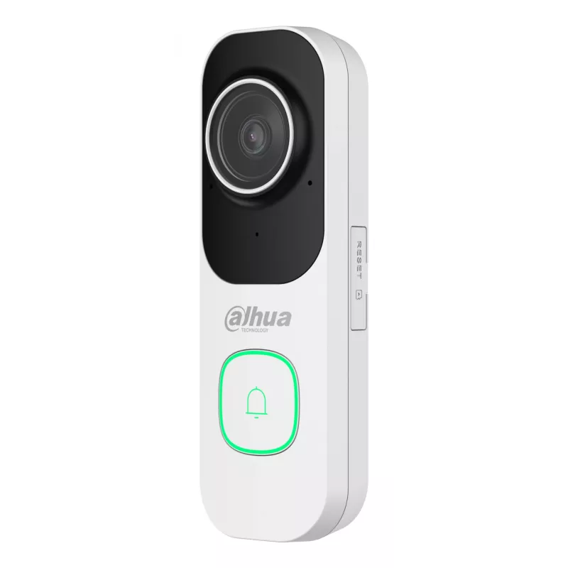 Videoporteiro DAHUA DB41AW branco – câmara de porta inteligente com fios/sem fios