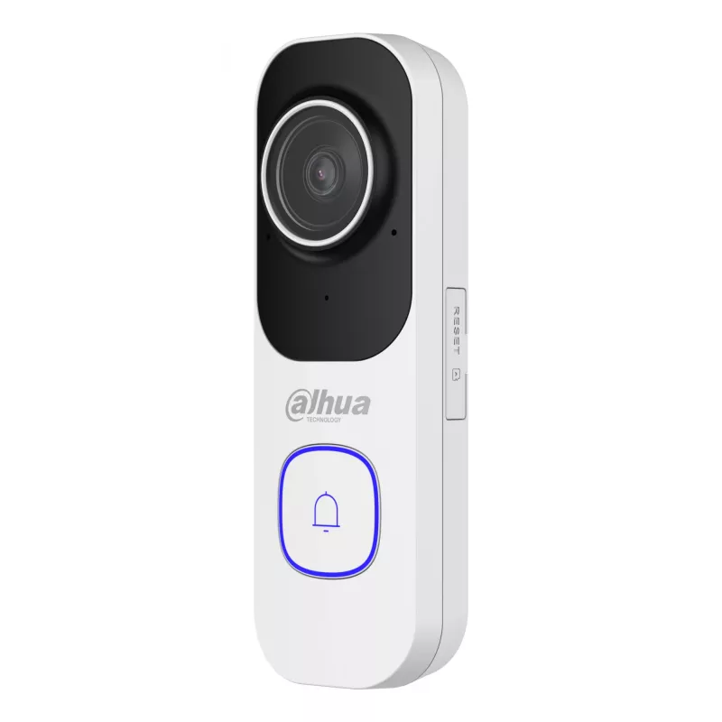 Videoporteiro DAHUA DB41AW branco – câmara de porta inteligente com fios/sem fios