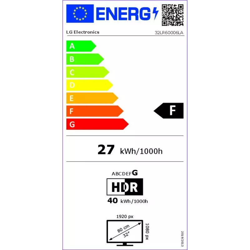 LG 32LR60006LA 81,3 cm (32 polegadas) Smart TV Full HD Wi-Fi Preto