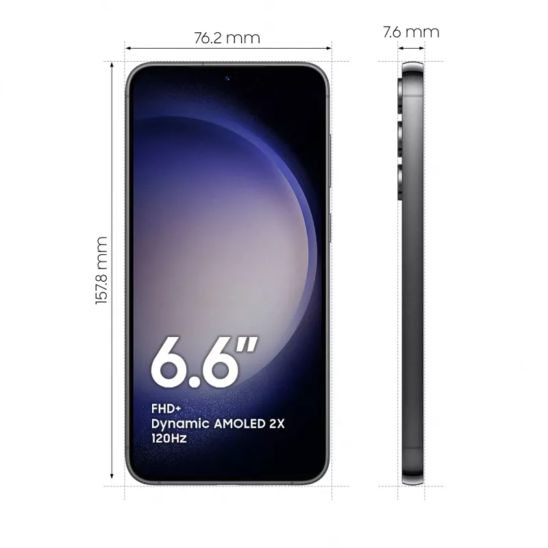 Smartphone Samsung Galaxy S23+ SM-S916B 16,8 cm (6,6 polegadas) Dual SIM Android 13 5G USB Type-C 8 GB 512 GB 4700 mAh preto