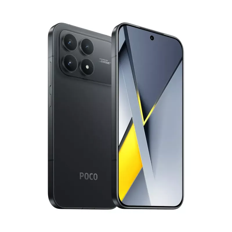 Smartphone POCO F8 Pro — 6,59 polegadas (16,7 cm) 2510×1156, Qualcomm Snapdragon 8 Elite 3,53 GHz, 12 GB RAM, 512 GB, câmara tripla 50 MP, 6210 mAh, Dual SIM, IP68, preto