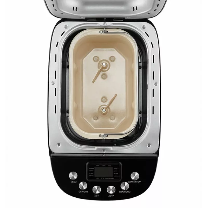 Unold Backmeister Big, 1,5 kg, janela de visualização, temporizador, controlo variável de tostagem, função de manutenção do calor, 850 W