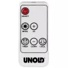Aquecedor elétrico Unold 86430 para interior preto, branco 2000 W ventilador aquecedor elétrico