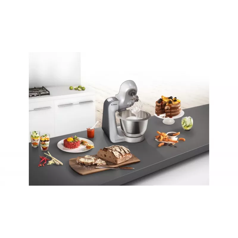Bosch MUM59S81DE robot de cozinha 1000 W 3,9 L preto, aço inoxidável