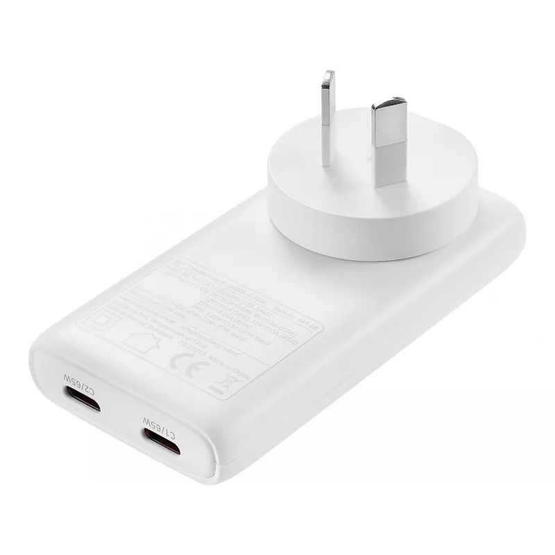 Sandberg 4in1 TravelCharger 65W branco, interior, AC, 20 V, branco