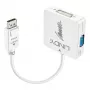 Lindy DisplayPort 1.2 para HDMI 1.4, DVI e VGA conversor ativo