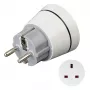 Hama 00223452 adaptador de viagem tipo F tipo G (UK) branco