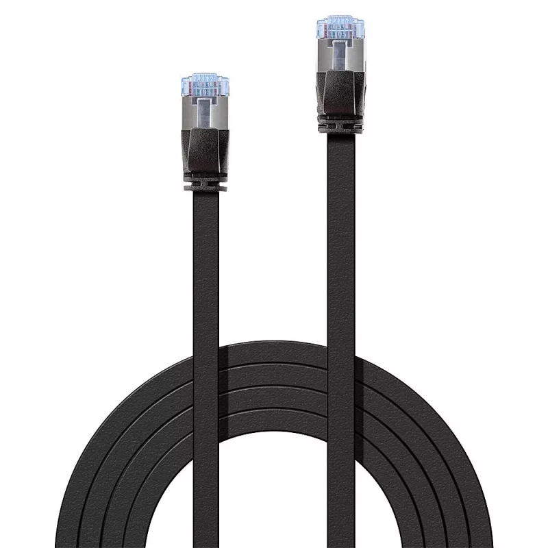 Lindy 47481 cabo de rede preto 1 m Cat6a U/FTP (STP)