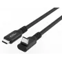 Cabo USB-C para USB-C MicroConnect MC-USB3.2CC015-FA USB 3.2 Gen 2x2 0,15 m preto