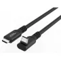 Cabo USB-C para USB-C MicroConnect MC-USB3.2CC025-FA, USB 3.2 Gen 2x2, 0,25 m, preto