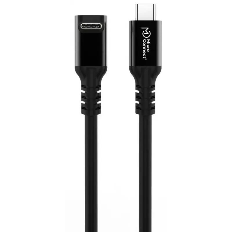 Cabo USB-C para USB-C MicroConnect MC-USB3.2CC05-FA 0,5 m USB 3.2 Gen 2x2 20 Gbit/s, preto