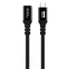 Cabo USB-C para USB-C MicroConnect MC-USB3.2CC1-FA — USB 3.2 Gen 2x2, 1 m, preto
