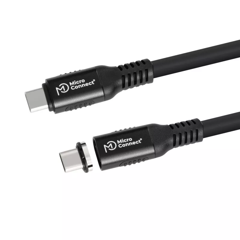 Cabo USB4 Gen 3x2 USB-C para USB-C MicroConnect MC-LS-USB4CC0.15, 0,15 m, preto