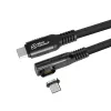 Cabo USB4 Gen 3x2 USB-C para USB-C MicroConnect MC-LS-USB4CC0.15-A – 0,15 m, preto