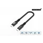Microconnect USB4CC015-240W cabo USB USB4 Gen 3x2 0,15 m USB C preto
