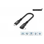 Cabo USB-C para USB-C MicroConnect USB3.2CC015-A, USB 3.2 Gen 2x2, 20 Gbit/s, 0,15 m, preto