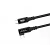 Cabo USB-C para USB-C MicroConnect USB3.2CC015-A, USB 3.2 Gen 2x2, 20 Gbit/s, 0,15 m, preto