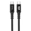 Cabo USB-C para USB-C MicroConnect USB3.2CC015 – USB 3.2 Gen 2x2, 0,15 m, preto