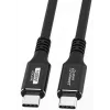 Cabo USB-C para USB-C MicroConnect USB3.2CC015 – USB 3.2 Gen 2x2, 0,15 m, preto