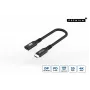 Cabo USB-C para USB-C MicroConnect USB3.2CC015EX, USB 3.2 Gen 2x2, 0,15 m, preto