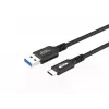 Cabo USB Microconnect USB3.2AC015 USB 3.2 Gen 2 (3.1 Gen 2) 0,15 m USB C USB A preto