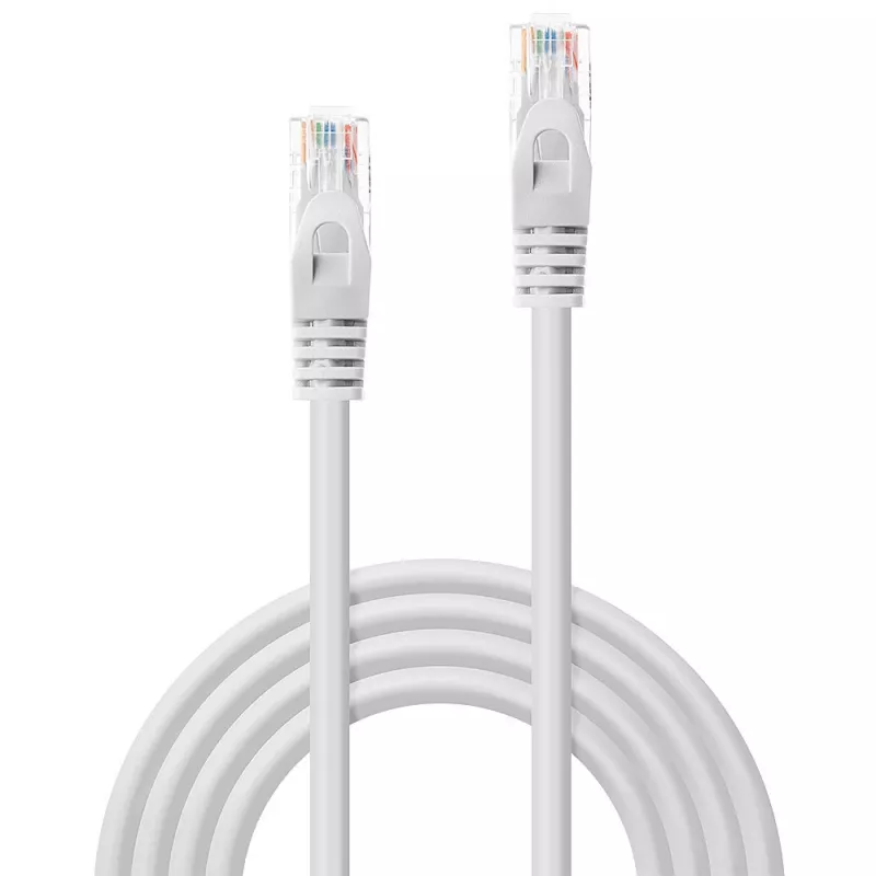 Cabo de rede Lindy 48203 branco 2 m Cat6 U/UTP (UTP)