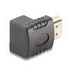 Adaptador angular de 90 graus Lindy conector fêmea HDMI para ficha macho HDMI para cima