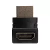 Adaptador angular de 90 graus Lindy conector fêmea HDMI para ficha macho HDMI para cima