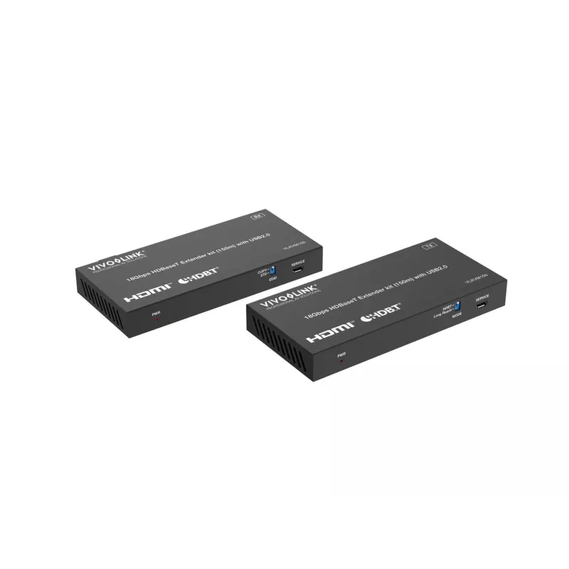Kit KVM VivoLink VLKVM150 Extensor KVM HDBaseT 18Gbps, alcance até 150 m