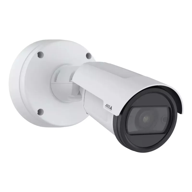 Câmara de vigilância IP AXIS P1475-LE bullet exterior 1920x1080 60fps 3,1–9mm suporte para montagem em mastro branco