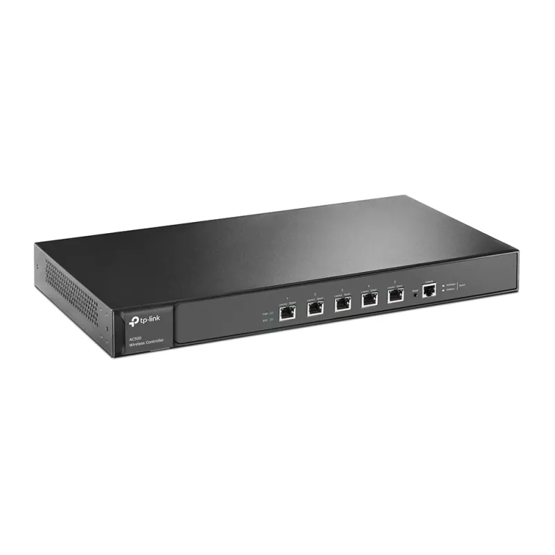 Controlador wireless TP-Link AC500, preto, 1U, montagem em rack, atividade, link, alimentação, sistema, 1000 MHz, 256 MB